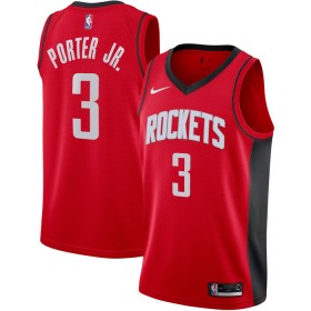 Dres Houston Rockets Kevin Porter JR 3 Nike 2022-23 Icon Edition Crvena Swingman